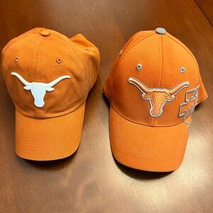 TWO UT hats- perfect for University of Texas fans + football season!